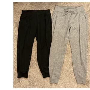Women's Athletic Works & Adidas Joggers Bundle(2), Gray&Black, S